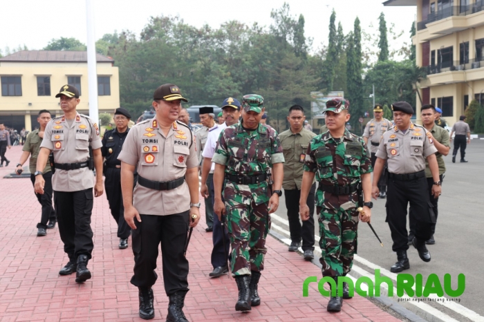 Polda Banten Gelar Apel Kesiapan Pelantikan Presiden dan Wakil Presiden
