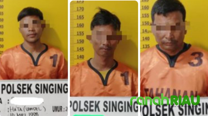 Tak Berkutik, Tiga Pelaku PETI di Desa Kebun Lado Ditangkap