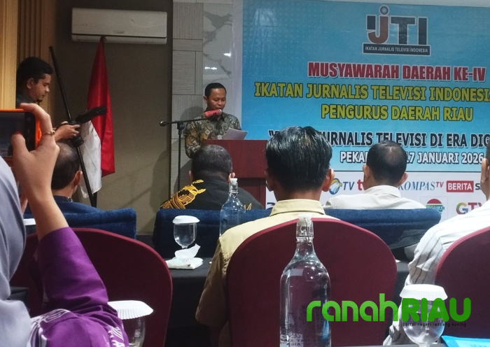 Hadiri Langsung Musda IJTI Riau, Agung ajak Bergandengan tangan Majukan IJTI