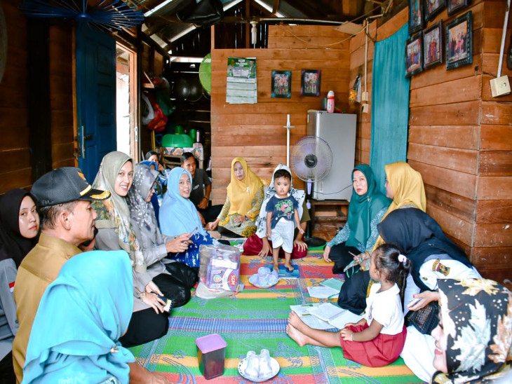 Salurkan bantuan untuk Korban Stunting di Tambang, Ricana : Stunting Perhatian kita semua