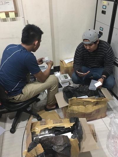 Polres Inhil Berhasil Gagalkan Penyelundupan Hp Ilegal, 2 Orang Terciduk...