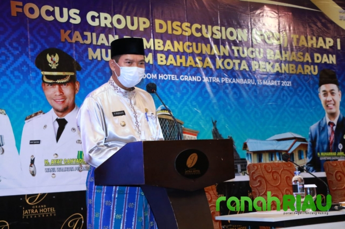 Wali Kota Pekanbaru Buka FGD Tahap Pertama, Kaji Pembangunan Monumen dan Museum Bahasa