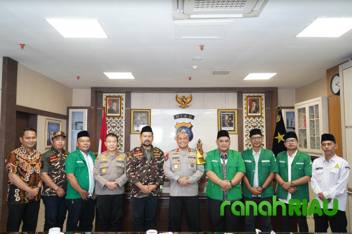 Wakapolda dan Ansor Riau saling bersinergi, Perkuat Kamtibmas dan masyarakat Toleran