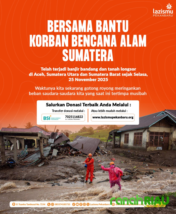 Info penggalangan Dana untuk Korban Musibah Banjir di Sumatera