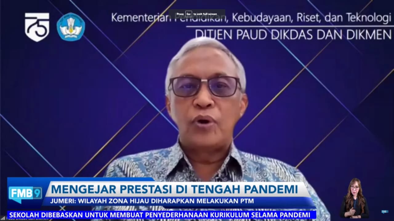 Ini Ketentuan Pembelajaran tatap Muka di Tengah Pandemi