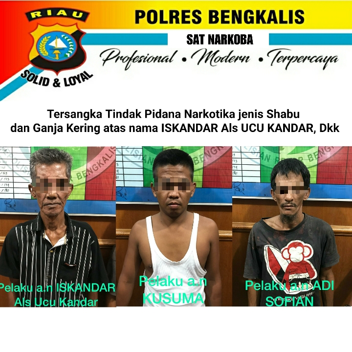Sudah Jadi Target, Akhirnya Kurir Narkoba Ini Berhasil Diringkus Polres Bengkalis