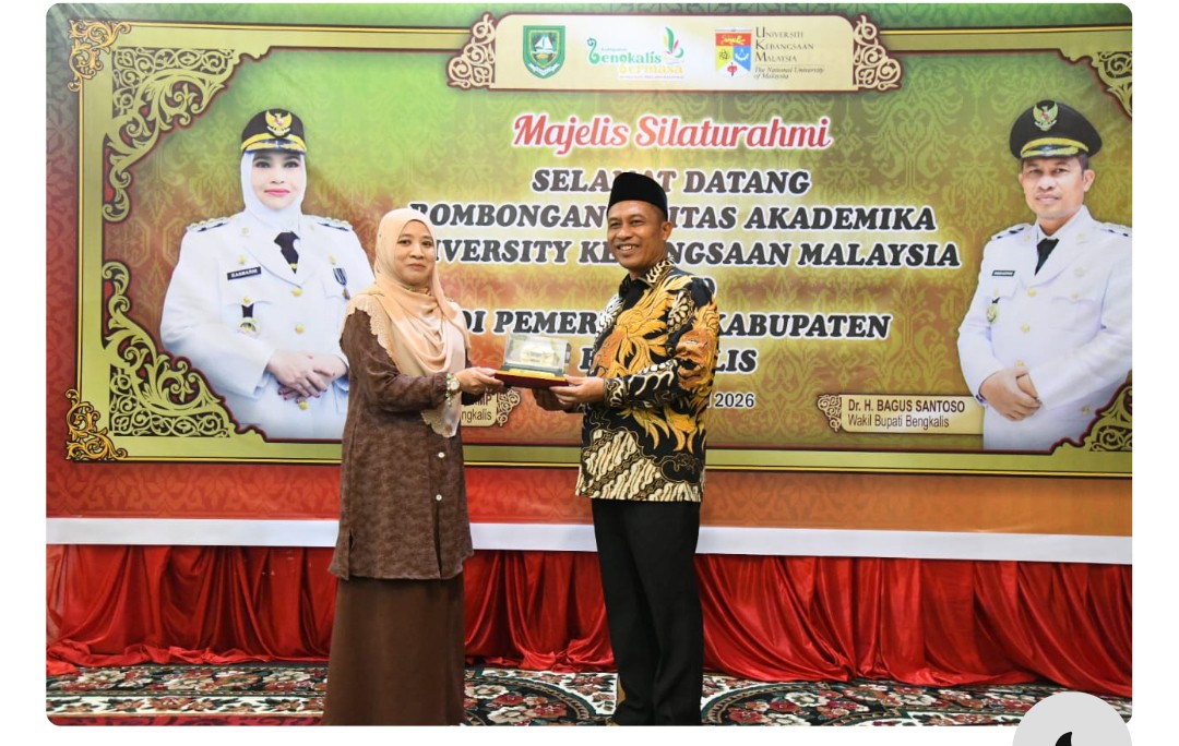 Perkuat Dunia Pendidikan, Wabup Bengkalis Sambut Kedatangan Akademisi UKM Malaysia