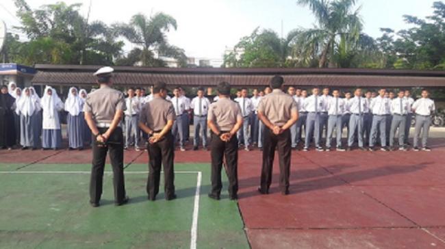 Sebanyak 70 Peserta Pembinaan Latihan Polres di Lepas