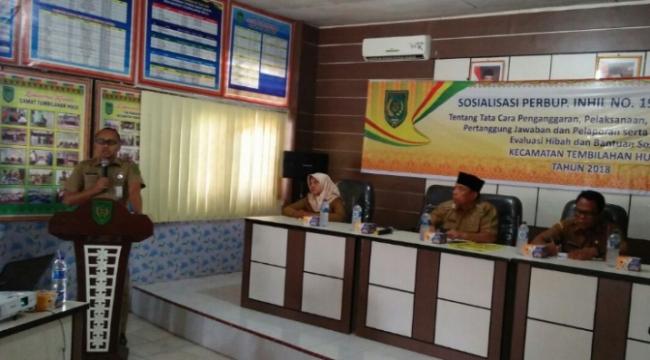 Pemkab Inhil Sosialisasikan Perbup Nomor 19 Tahun 2017