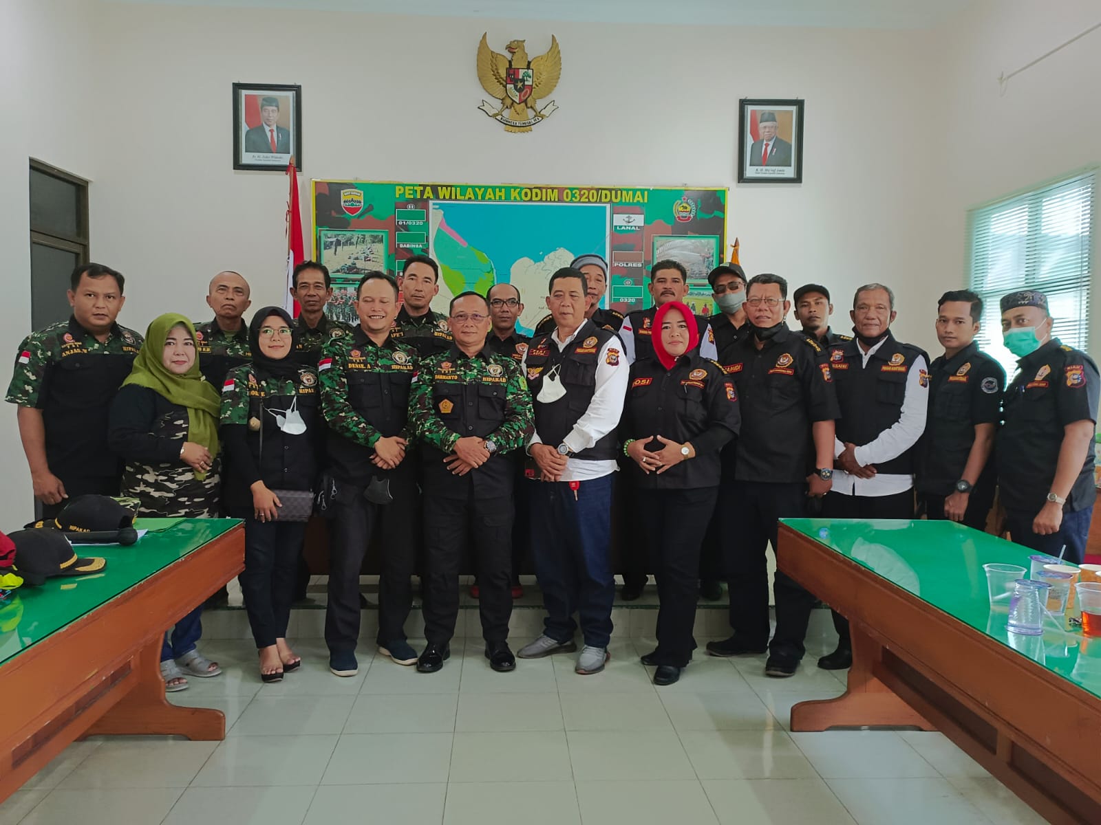 Menjalin Keakraban, Pokdarkamtibnas Sambangi HIPAKAD Dumai