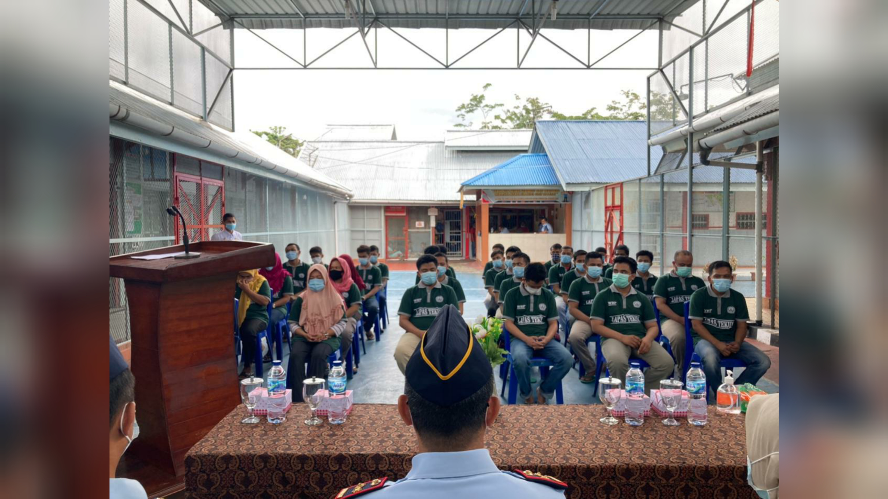 TBM Insani Taja Pelatihan Pembuatan Keset Bagi Warga Binaan Lapas Kelas IIB Teluk Kuantan