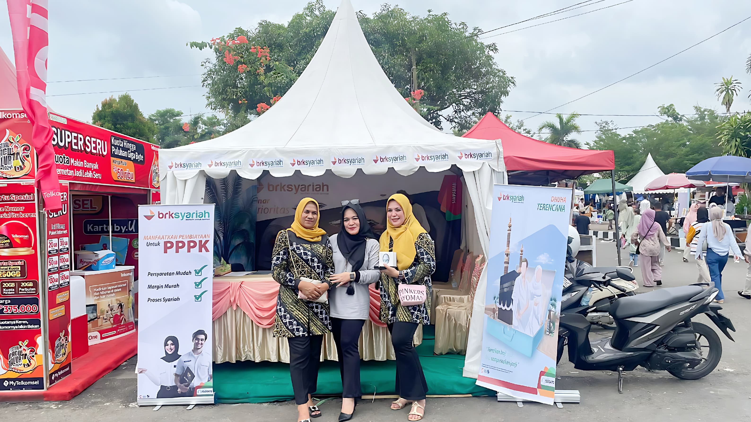 BRK Syariah ikut Sukseskan Event Festival Pacu Jalur 2024 Kabupaten Kuantan Singingi