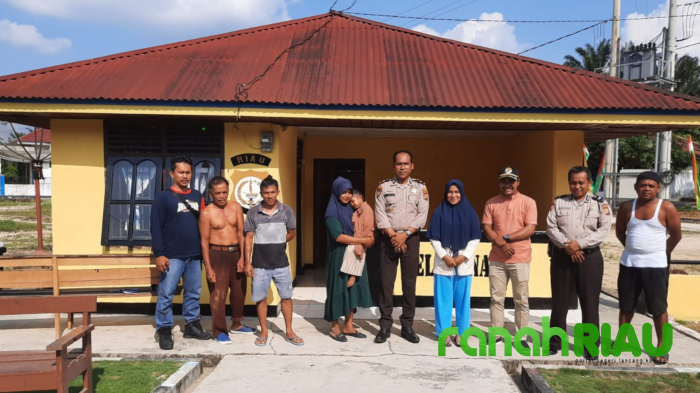 Polsek Singingi Apresiasi Antusias Masyarakat Sungai Sirih Menjelang Perayaan HUT RI ke 77