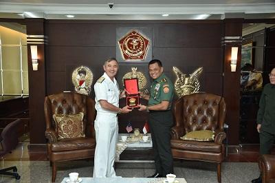 Panglima TNI Terima Kunjungan Panglima USPACOM