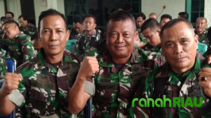 Lettu Inf Indra Yono Bersama Tien Siswaty Hadiri Acara Halal Bihalal Kodim 0302 Inhu