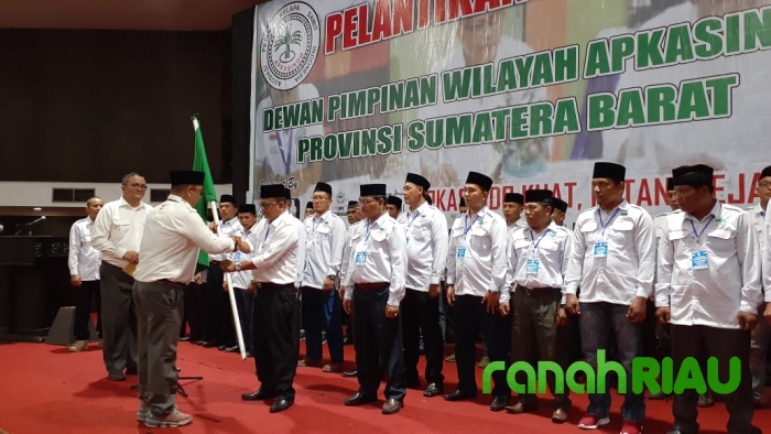 Jufri Nur Nakhodai DPW Apkasindo Sumbar, Ini Harapan Gubernur Irwan Prayitno