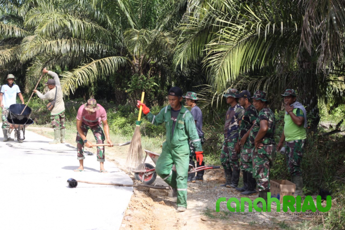 Program semenisasi Jalan Kodim 0303 akan segera berakhir