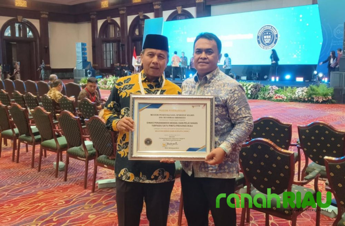 DPM PTSP Riau Raih Predikat Wilayah Bebas Korupsi 2024