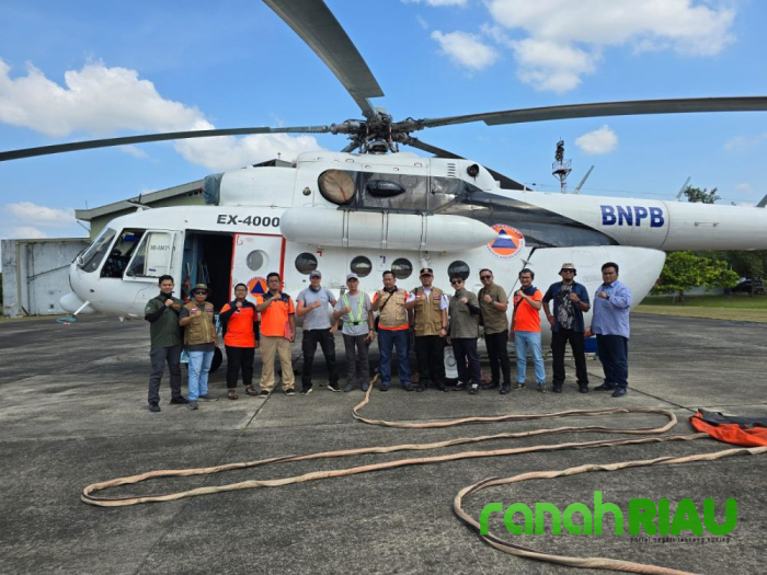 Langkah Strategis Antisipasi Karhutla, Pemprov Riau minta bantuan Helikopter ke BNPB