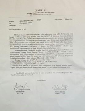 Gelar Aksi, Gemppur Minta Tindak Kecurangan Pilwako