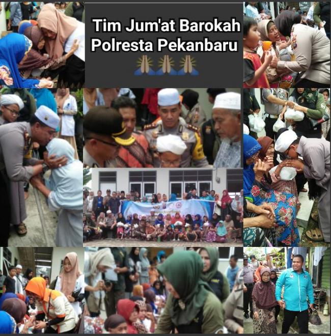 Selalu Istiqomah, Jumat Barokah Kali Ini Sambangi Warga Kurang Mampu Di Rumbai Pesisir