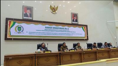 Paripurna Ke-2 Inhil, 7 Fraksi Menyampaikan RPJMD Dan Pertanggung Jawaban APBD
