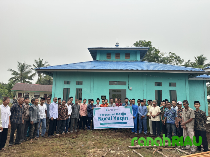 Dulu Nyaris Roboh, Kini Masjid Nurul Yakin Jadi Kebanggaan Warga Kepulauan Meranti