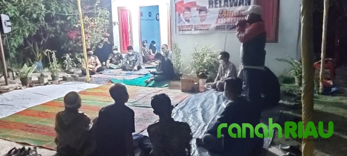 Program Pasangan AMAN Dapat Pujian dari Warga Blading Desa Petani