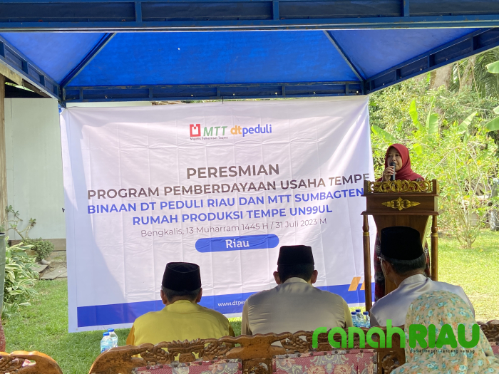 Gandeng Majelis Telkomsel Taqwa, Daarut Tauhid Peduli Riau gelar Program Pemberdayaan Usaha Tempe