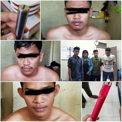 Tak Terima Diserempet Ortu Korban, Empat Pemuda ini Tikam dan Keroyok 2 Mahasiswa