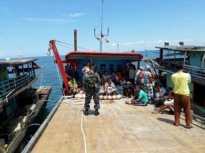 Bakamla RI Amankan Tiga Kapal Ikan Nakal