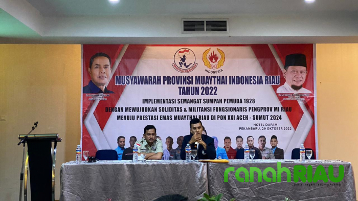 Sinyo Lesnussa Terpilih Secara Aklamasi Sebagai Ketua Umum Muaythai Riau