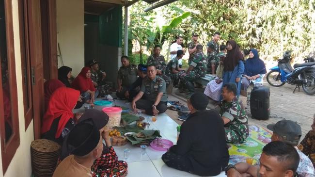 Dansatgas TMMD Hadiri Syukuran Pengajian Mushala Al-Jahriah