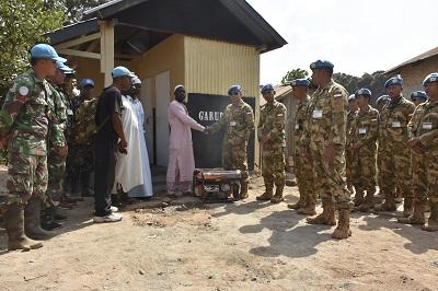 Kontingen Garuda XX-N/Monusco Bantu Perbaikan Sarana Ibadah di Kongo