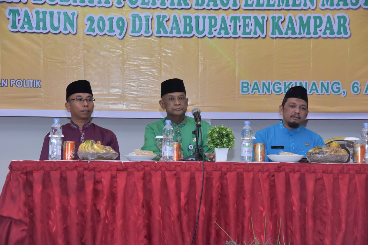 Kesbangpol Provinsi Riau Taja Pendidikan Budaya Politik Bagi Elemen Masyarakat