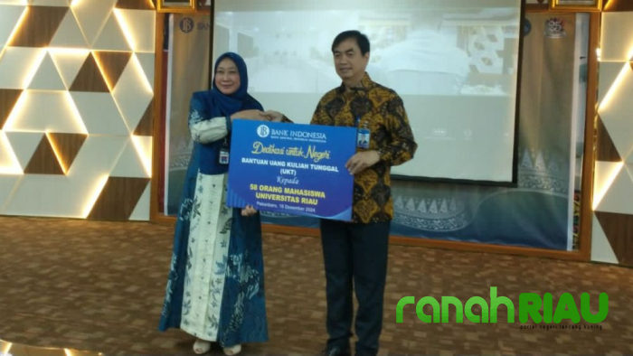 Terima Bantuan UKT dari Bank Indonesia, Ini yang disampaikan Rektor UNRI