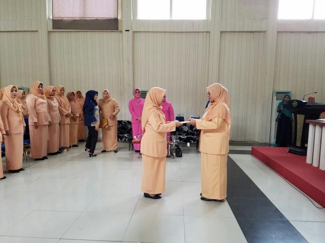 Kepengurusan Dharma Wanita Kepulauan Meranti 2018-2019 dikukuhkan