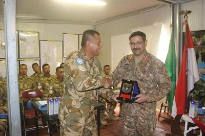 Jenderal Pakistan Kunjungi Markas Indobatt-03 di Sudan