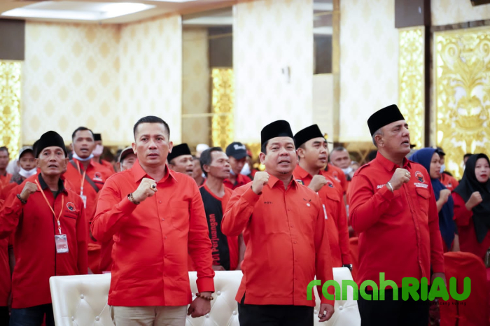 HM Adil hadir dalam Agenda Rapat Kerja cabang DPC PDIP Meranti