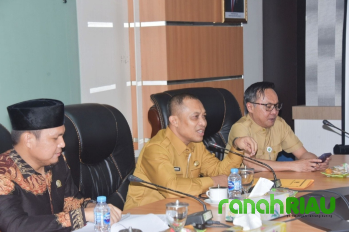 Wabup Bengkalis Didampingi Sekda Sambut Kunker Ketua Komisi I DPRD Provinsi Riau
