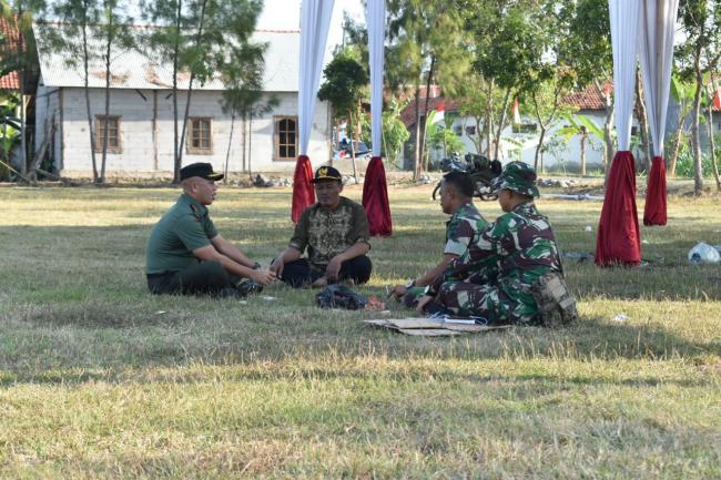  Bahas Persiapan Upacara Pembukaan, Dandim Duduk Bareng Pemdes Jatimulya
