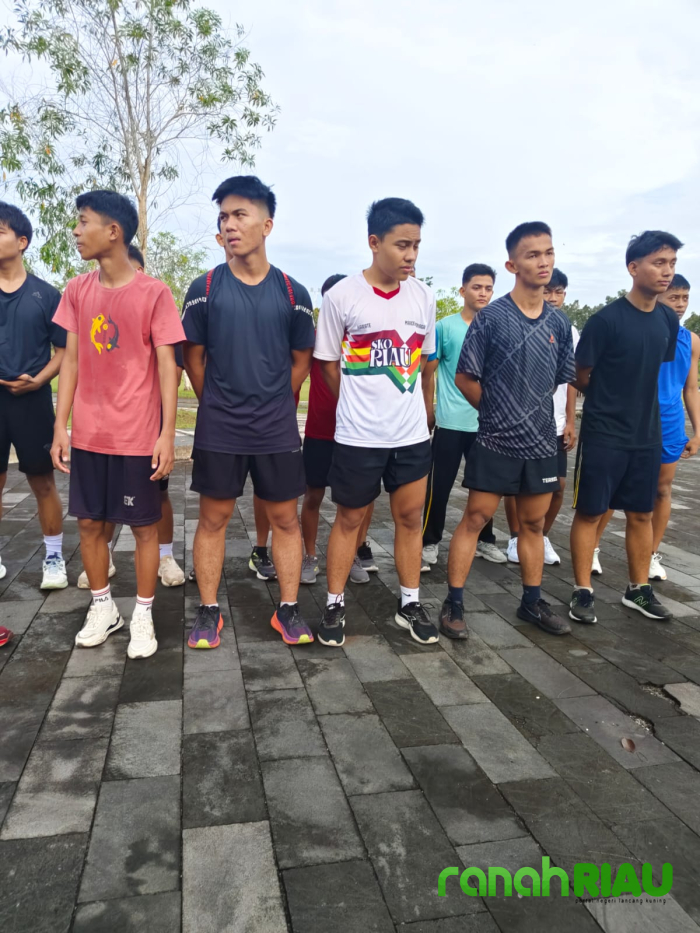 Sebulan Jelang Kejurnas, Atlit Karate Forki Riau Jalani Latihan dengan  Fokus dan Semangat