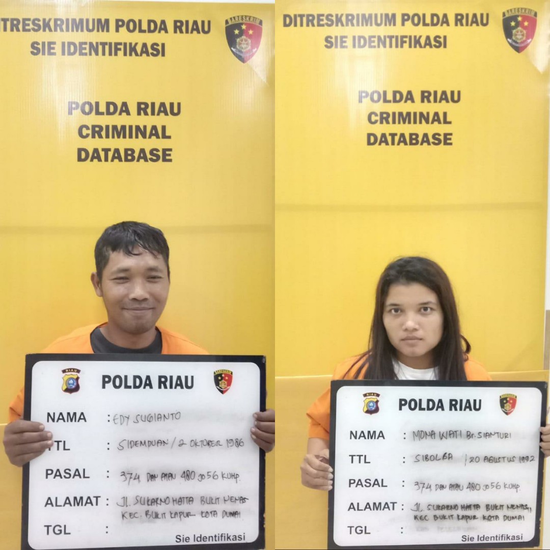 Gudang CPO Ilegal di Grebek, Ditkrimum Polda Riau Tangkap 2 Pelaku