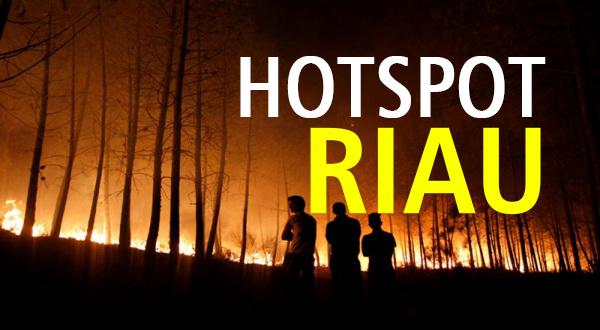 10 Titik Hotspot Ditemukan di Riau