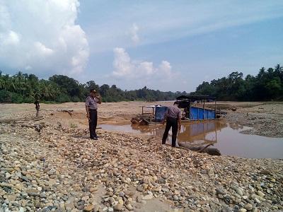Polsek Kuantan Mudik Berikan Himbauan Kepada PETI, Ini Jelasnya...