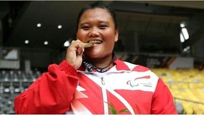  Wuihhh Kerennn... Atlit Tolak Peluru Asal Kuansing Ini Pecahkan Rekor Asia...