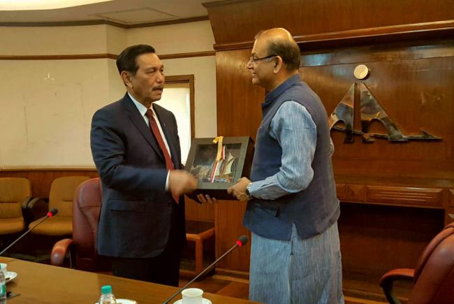 Bertemu Tiga Menteri India, Luhut Dorong Kerja Sama Kemaritiman