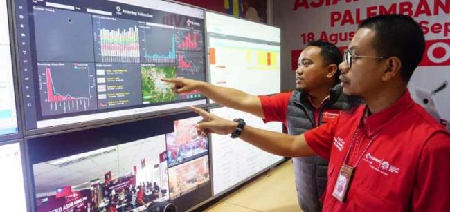Trafik dan Payload data Telkomsel naik 720 % Saat Pembukaan Asian Games
