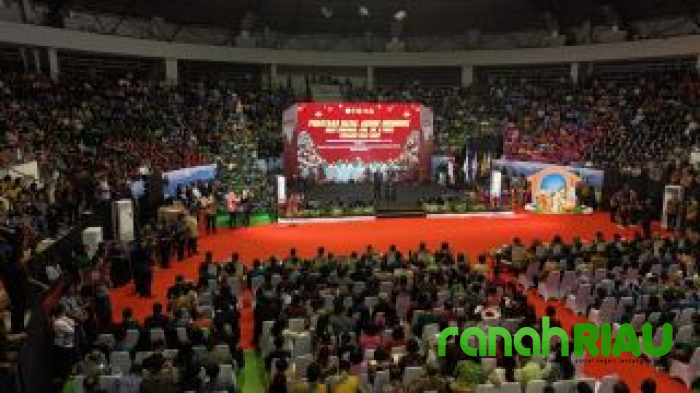 Perayaan Natal Agung Oikumene 2025 Perkuat Toleransi dan Kebersamaan di Riau