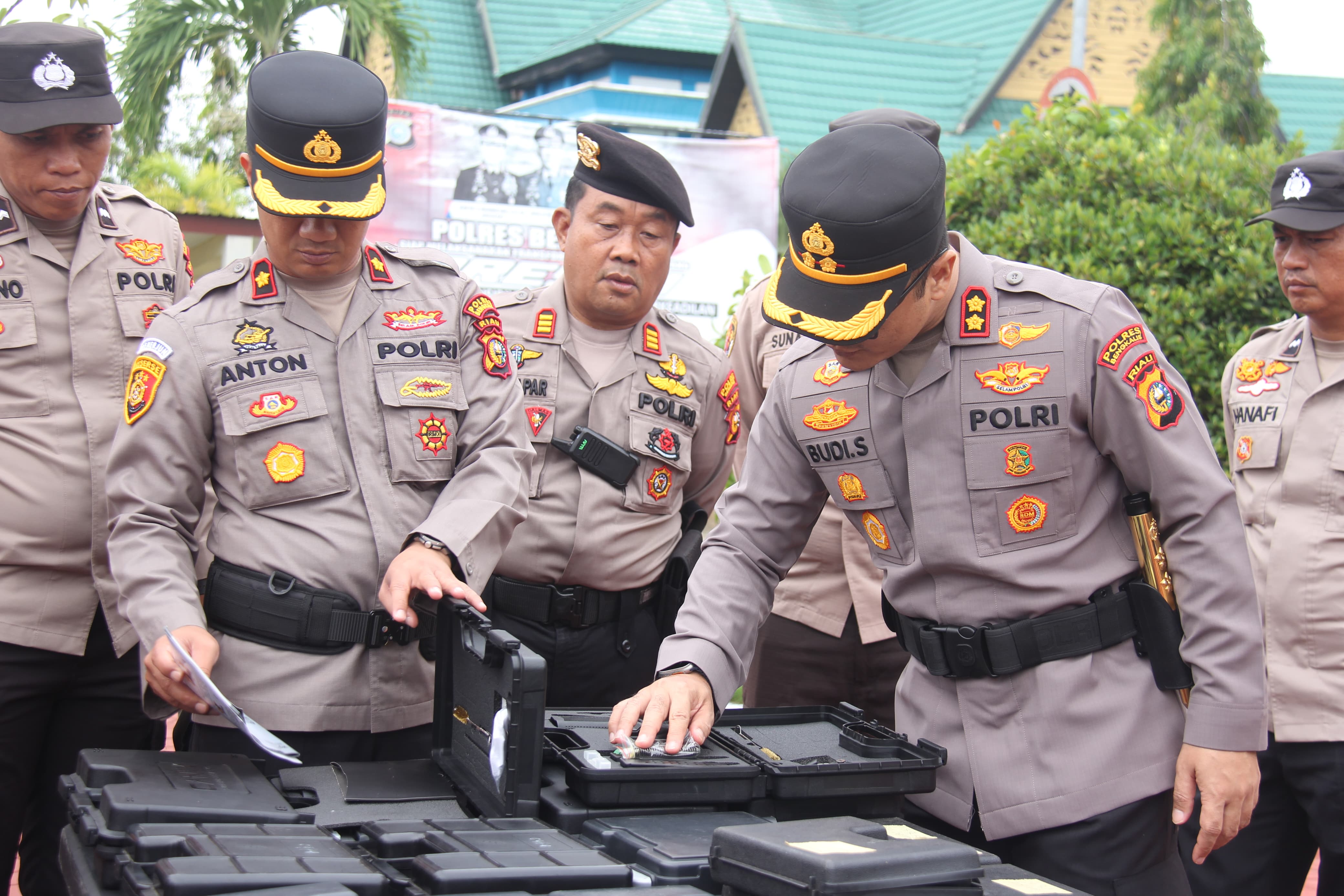 Kapolres Bengkalis Cek Sarana Prasarana Polisi